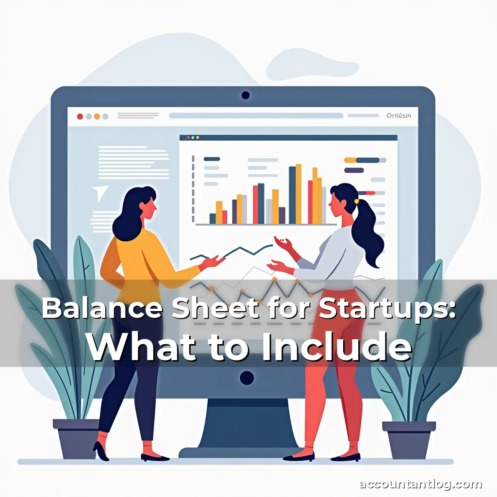 Artistic representation for Balance Sheet for Startups: What to Include