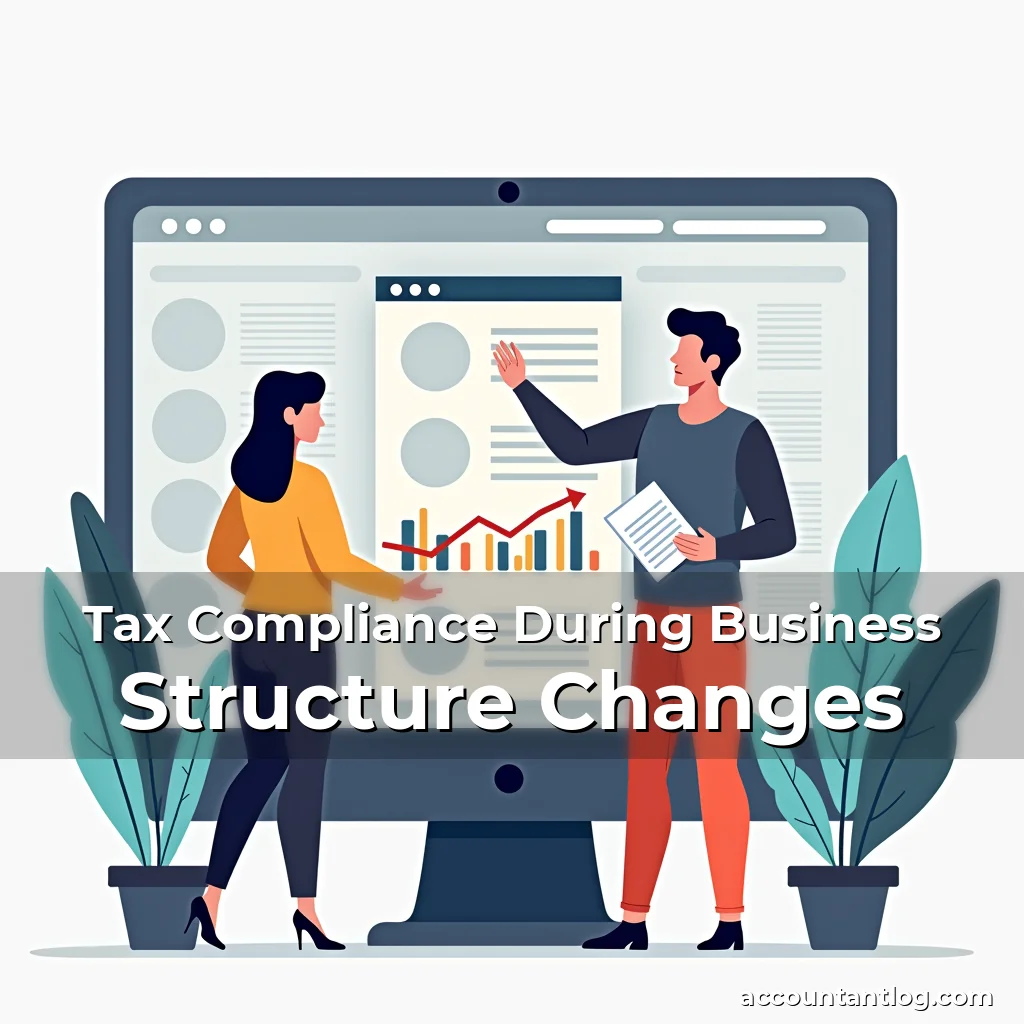Artistic representation for Tax Compliance During Business Structure Changes