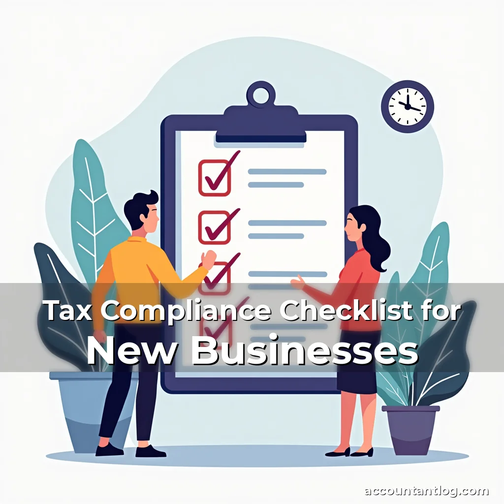 Artistic representation for Tax Compliance Checklist for New Businesses