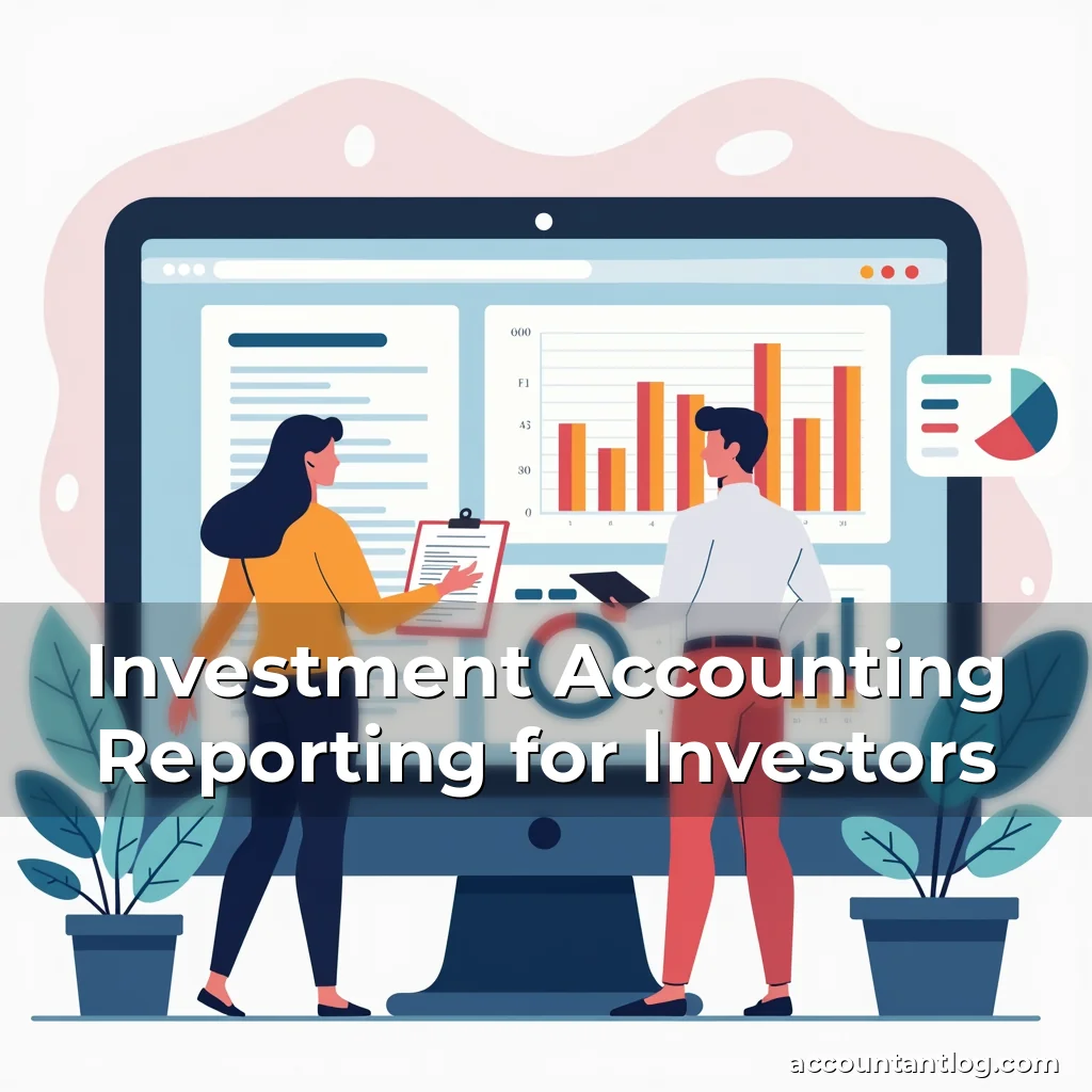 Artistic representation for Investment Accounting Reporting for Investors