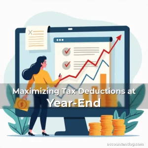 Artistic representation for Maximizing Tax Deductions at Year-End