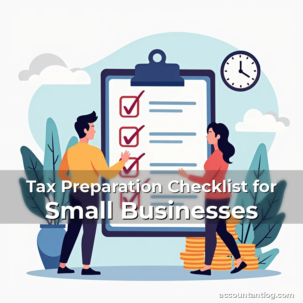 Artistic representation for Tax Preparation Checklist for Small Businesses