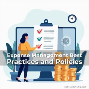 Artistic representation for Expense Management Best Practices and Policies