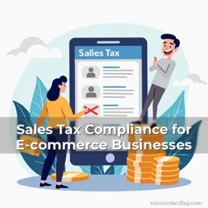 Artistic representation for Sales Tax Compliance for E-commerce Businesses