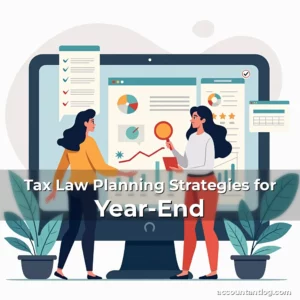 Artistic representation for Tax Law Planning Strategies for Year-End