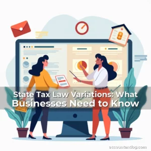 Artistic representation for State Tax Law Variations: What Businesses Need to Know