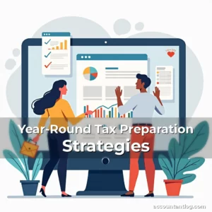 Artistic representation for Year-Round Tax Preparation Strategies