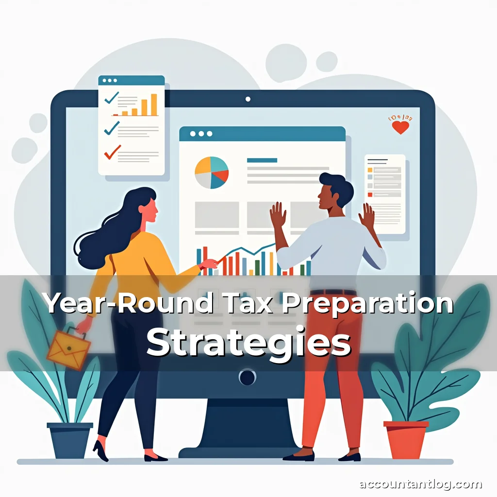 Artistic representation for Year-Round Tax Preparation Strategies