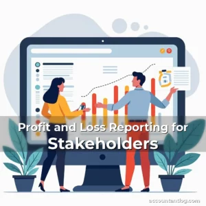 Artistic representation for Profit and Loss Reporting for Stakeholders