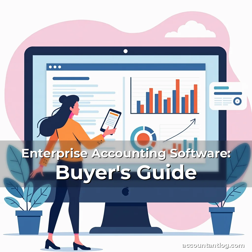 Artistic representation for Enterprise Accounting Software: Buyer's Guide
