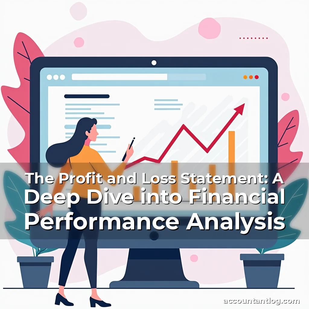 Artistic representation for The Profit and Loss Statement: A Deep Dive into Financial Performance Analysis