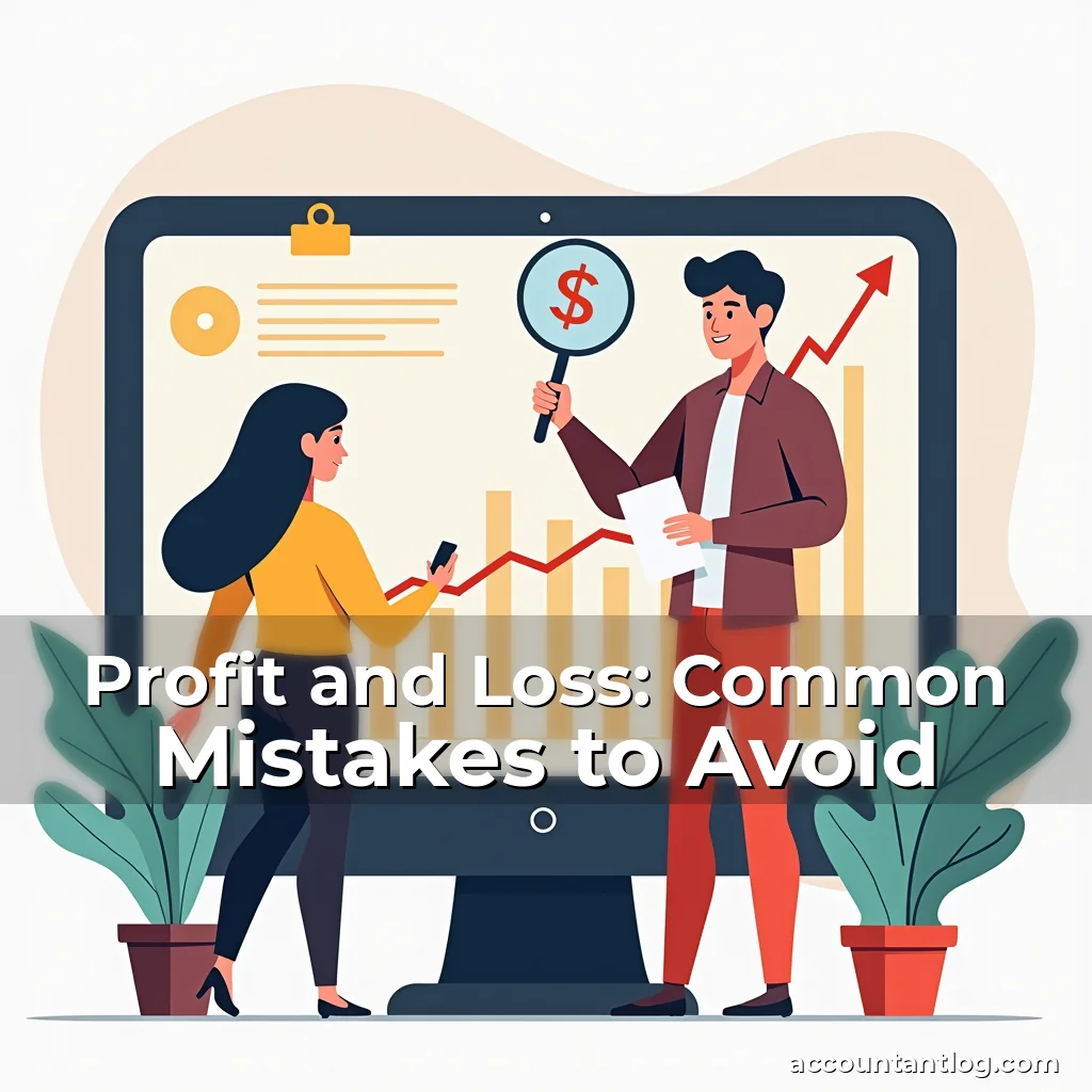 Artistic representation for Profit and Loss: Common Mistakes to Avoid